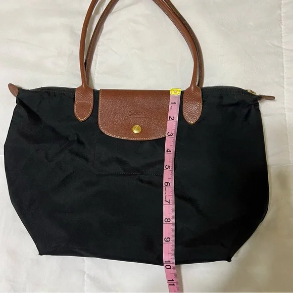 Longchamp Le Pliage Original Black Medium Tote Bag - Picture 15 of 15